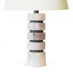  Bergboms Pair of Art Deco Inspired Marble Table Lamps by Bergboms Co  - 3398437