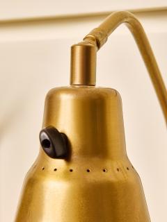  Bergboms Pair of Bergboms SL 3 Adjustable Brass Wall Sconces - 4795773