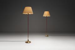  Bergboms Pair of Floor Lamps by Alf Svensson and Yngvar Sandstr m Sweden 1960s - 4240295