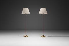  Bergboms Pair of Floor Lamps by Alf Svensson and Yngvar Sandstr m Sweden 1960s - 4240298