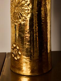  Bergboms Pair of Golden Ceramic Table Lamp by Bergboms - 4693392