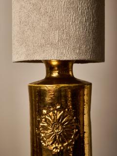  Bergboms Pair of Golden Ceramic Table Lamp by Bergboms - 4693530