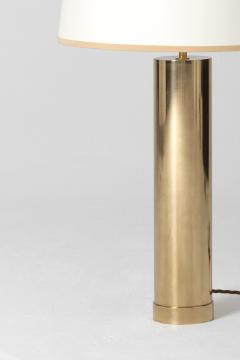  Bergboms Pair of Large Midcentury Brass Table Lamps by Bergbom - 1451295