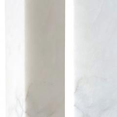  Bergboms Pair of Marble Pedestal Table Lamps by Bergboms Co  - 3492613