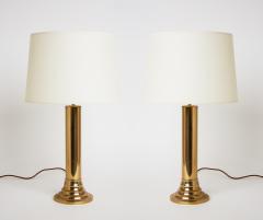  Bergboms Pair of Midcentury Brass Table Lamps by Bergboms - 1706850