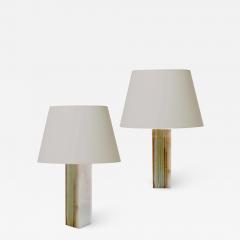  Bergboms Pair of Minimalist Lamps in Onyx by Bergboms AB - 1752124