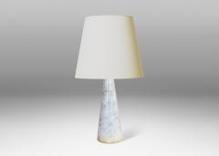  Bergboms Pair of Mod Conical Table Lamps in Marble Attributed to Bergboms Co  - 3702646
