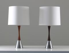  Bergboms Pair of Scandinavian Midcentury Table Lamps by Bergboms - 1143567