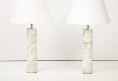  Bergboms Pair of Swedish Bergboms B 10 Marble Table Lamps circa 1960s - 3104736