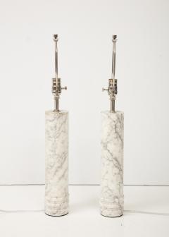  Bergboms Pair of Swedish Bergboms B 10 Marble Table Lamps circa 1960s - 3104741