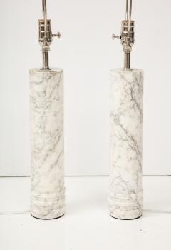  Bergboms Pair of Swedish Bergboms B 10 Marble Table Lamps circa 1960s - 3104743