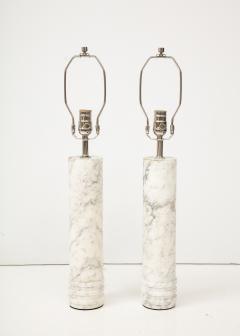  Bergboms Pair of Swedish Bergboms B 10 Marble Table Lamps circa 1960s - 3104745