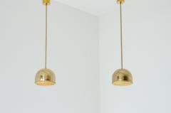  Bergboms Pair of Swedish pendant lamps in brass  - 2776678