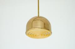  Bergboms Pair of Swedish pendant lamps in brass  - 2776683