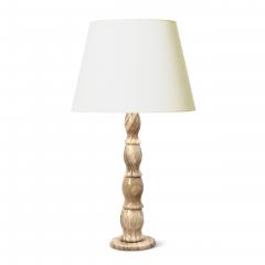  Bergboms Pair of Tall Table Lamps in Striae Onyx by Bergboms Co  - 3137572