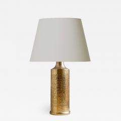  Bergboms Pair of table lamps in gold luster by Bergboms - 989476