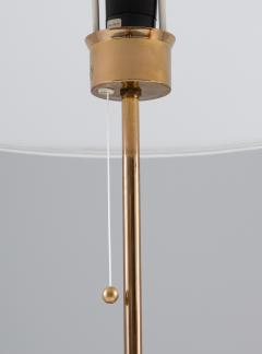  Bergboms Scandinavian Midcentury Floor Lamp in Brass and Leather by Bergboms Sweden - 1181684