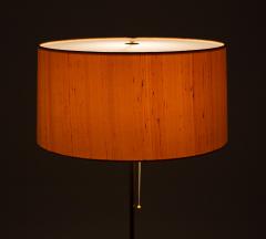  Bergboms Scandinavian Midcentury Floor Lamp in Brass and Rosewood by Bergboms Sweden - 1175736