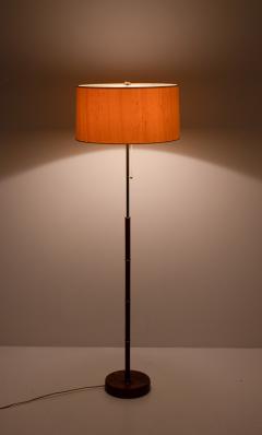  Bergboms Scandinavian Midcentury Floor Lamp in Brass and Rosewood by Bergboms Sweden - 1175737