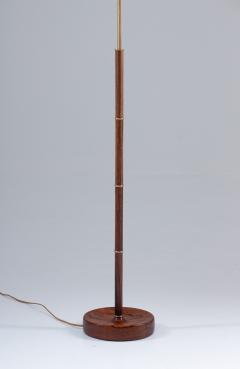  Bergboms Scandinavian Midcentury Floor Lamp in Brass and Rosewood by Bergboms Sweden - 1175743