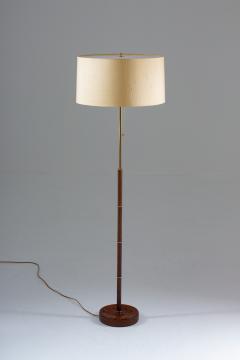  Bergboms Scandinavian Midcentury Floor Lamp in Brass and Rosewood by Bergboms Sweden - 1175744