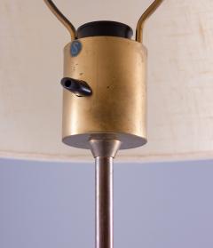  Bergboms Scandinavian Midcentury Floor Lamp in Brass and Wood by Bergboms Sweden - 1620146