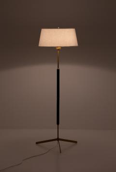  Bergboms Scandinavian Midcentury Floor Lamps in Brass and Wood by Bergboms Sweden - 1181693