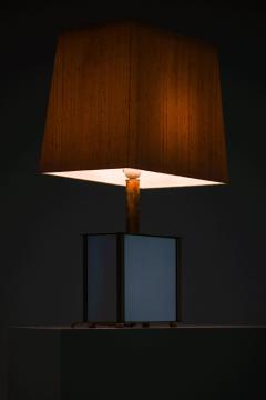  Bergboms Table Lamp in Brass and Mirrored Glass by Bergboms 1970s - 4612357