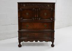 Berkey Gay 1940s Tall Dresser By Berkey Gay Furniture With Amazing Carved Wood Detail - 3252471