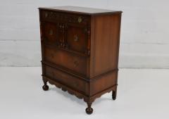  Berkey Gay 1940s Tall Dresser By Berkey Gay Furniture With Amazing Carved Wood Detail - 3252472