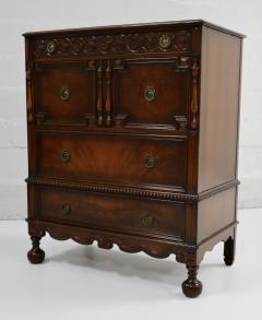  Berkey Gay 1940s Tall Dresser By Berkey Gay Furniture With Amazing Carved Wood Detail - 3252478