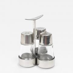  Berndorfer Metallwarenfabrik Marianne Denzel Salt And Pepper Menage Condiment Set Berndorf Austria 1960s - 4065571
