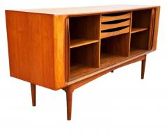  Bernhard Petersen Midcentury Danish Modern Teak Credenza by Bernhard Pedersen Son circa 1960s - 3627788