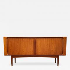  Bernhard Petersen Midcentury Danish Modern Teak Credenza by Bernhard Pedersen Son circa 1960s - 3630317