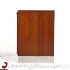  Bernhardt Design Bernhardt Flair Mid Century Rosewood and Chrome 3 Piece Credenza Set - 3554351