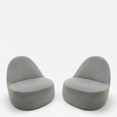  Bernhardt Design Mitt Lounge Chairs Pair Claudia Harry Washington Bernhardt Design Space Age - 2970946