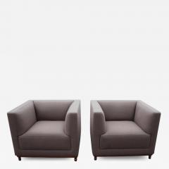  Bernhardt Design Pair of Jephson Robb for Bernhardt Mills Lounge Chairs - 2683354