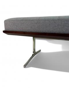  Bernhardt Furniture Bernhard Furniture Co NYC Bench with Custom Chrome Legs - 4033071