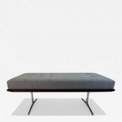  Bernhardt Furniture Bernhard Furniture Co NYC Bench with Custom Chrome Legs - 4034181