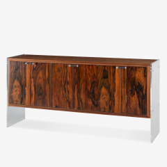  Bernhardt Furniture Bernhardt Flair Credenza Sideboard in Rosewood Lucite - 3318091