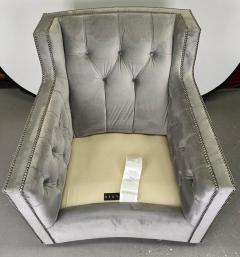  Bernhardt Furniture Bernhardt Furniture Mid Century Modern Style Gray Suede Club or Lounge Chair - 3432174