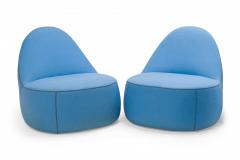  Bernhardt Furniture Company Bernhardt Contemporary Mitt Light Blue FeltSlipper Chairs - 2792153