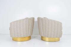  Bernhardt Furniture Company Pair of Like New Bernhardt Swivel Lounge Chairs - 1105414