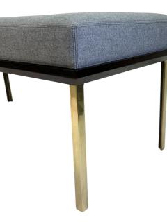  Bernhardt Furniture Customized Bernhardt Manhattan Tufted Bench with Solid Brass Legs - 3984220