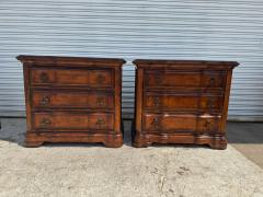  Bernhardt Furniture Pair of Marble Top Mahogany Commodes by Bernhardt Furniture - 4383296