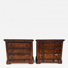  Bernhardt Furniture Pair of Marble Top Mahogany Commodes by Bernhardt Furniture - 4383803