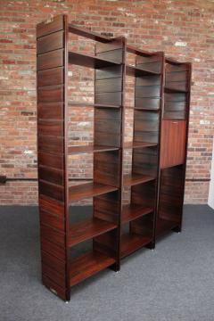  Bernini Italian Modern Rosewood Wall Unit Bookcase by Gianfranco Frattini for Bernini - 3371485
