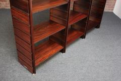  Bernini Italian Modern Rosewood Wall Unit Bookcase by Gianfranco Frattini for Bernini - 3371492