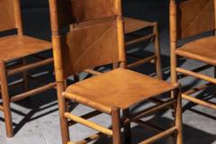  Bernini Kentucky Chairs by Carlo Scarpa for Bernini Italy 1980s - 4117336