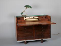  Bernini Rolltop desk Italy c1950 - 4444611